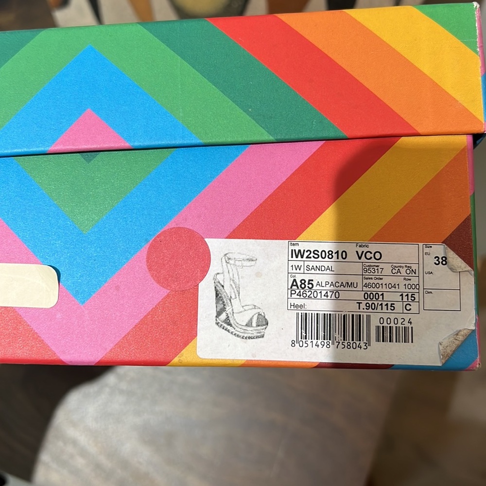 Valentino Rainbow Wedges- Limited Edition - Picture 4 of 5